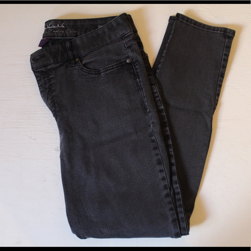 Gloria Vanderbilt Black Curvy Skinny Jeans